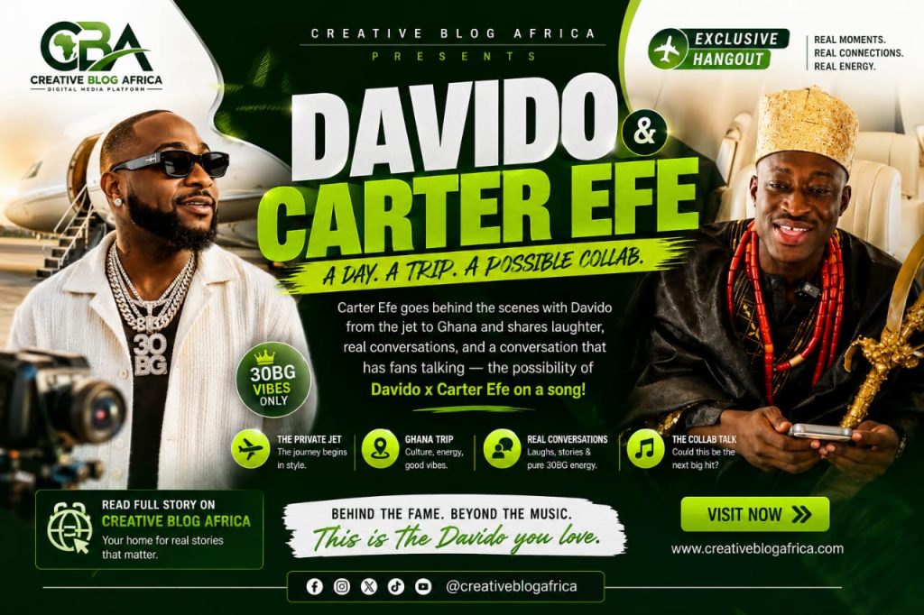 Carter Efe Spends the Day With Davido